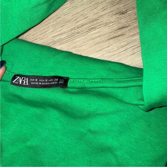 Zara Vibrant Green Midi Dress - Picture 3 of 4